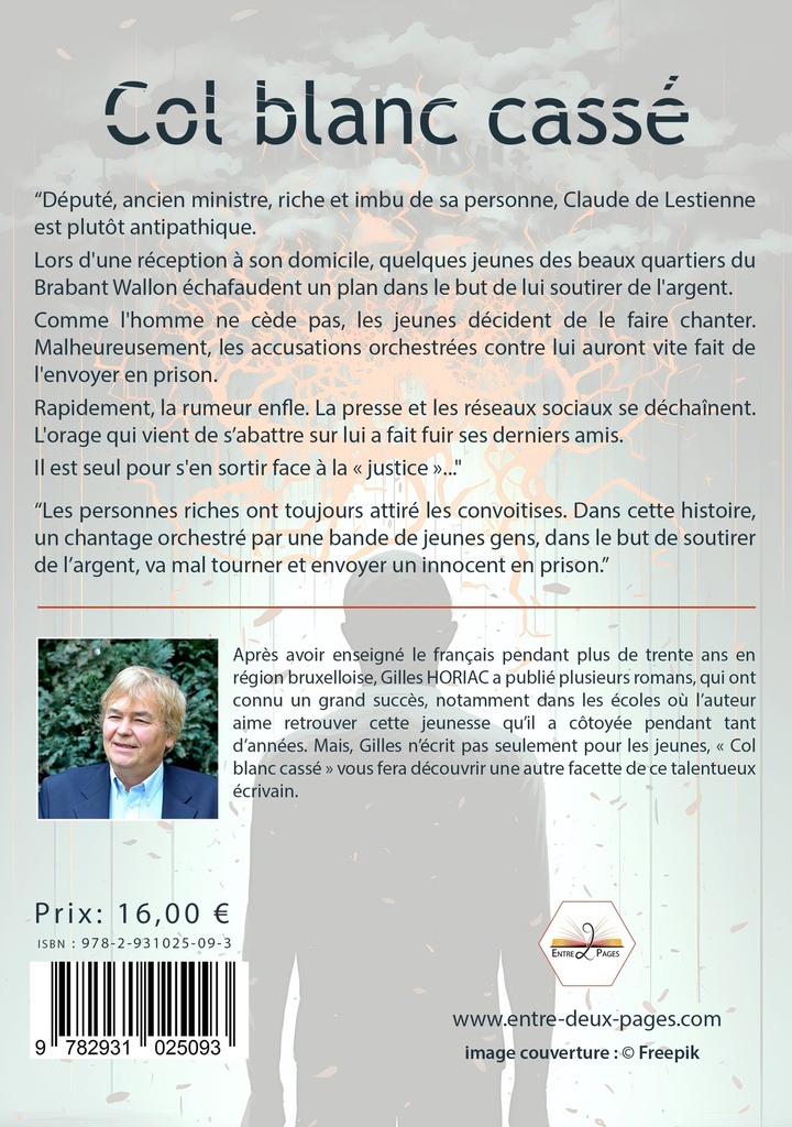 Col blanc cassé