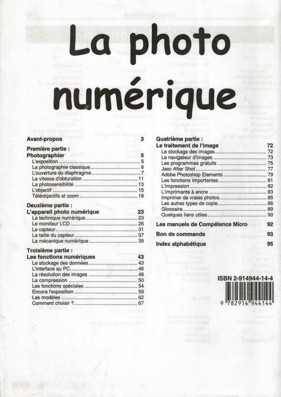 Compétence Micro N° 8 - La photo numérique de A à Z