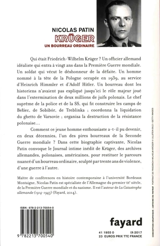 KrÃ¼ger, Un Bourreau Ordinaire [Paperback] Patin, Nicolas
