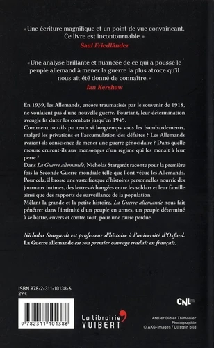 La Guerre Allemande : Portrait D'un Peuple En Guer