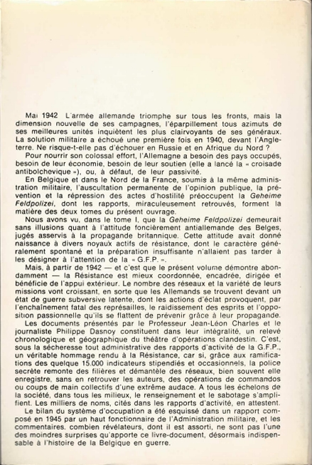 Les dossiers secrets de la police allemande en Belgique 1942-1944