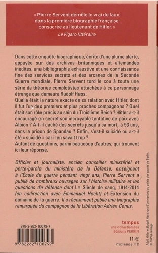 Rudolf Hess : La Dernire Nigme Du IIIe Reich by Pierre Servent Mass Market Paperback | Indigo Chapters