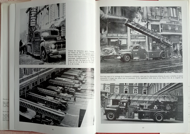 Voitures de pompiers à Bruxelles