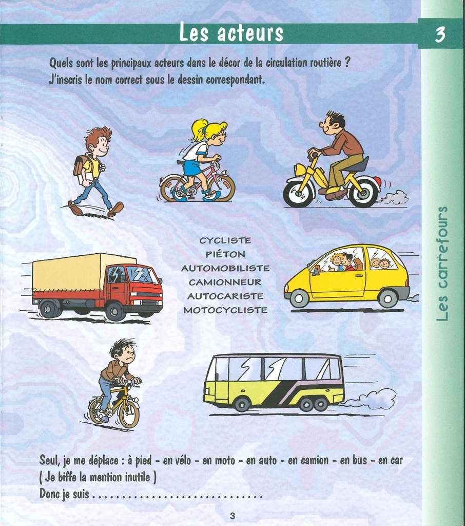Les carrefours - Cahier n°2