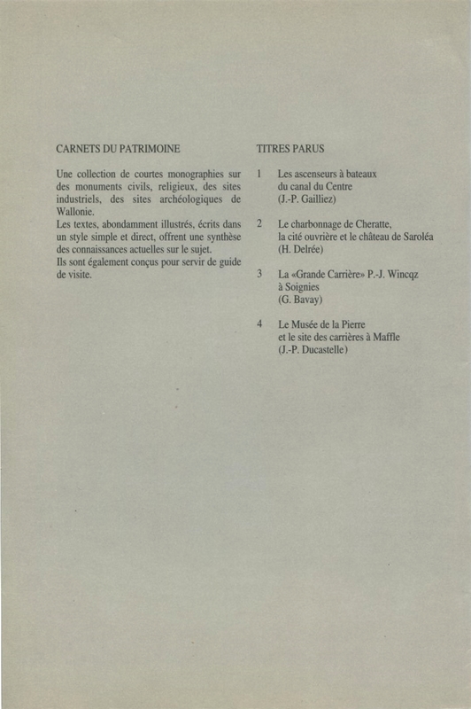Carnets du patrimoine 1 - Les Ascenseurs à bateaux du Canal du Centre