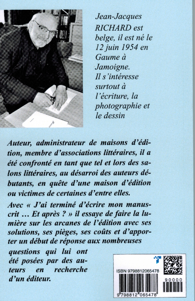 J'ai terminé d'écrire mon manuscrit... et après?