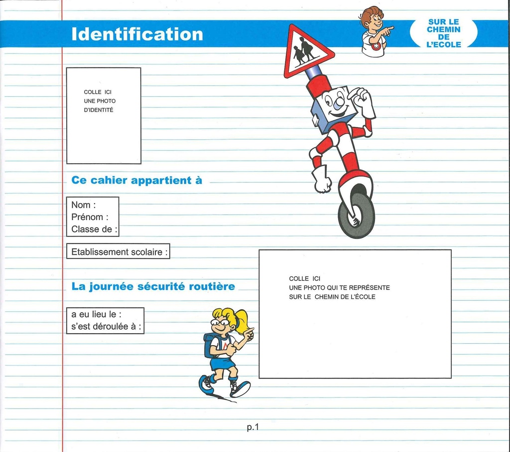 À pied sur le chemin de l’école - Cahier n°4