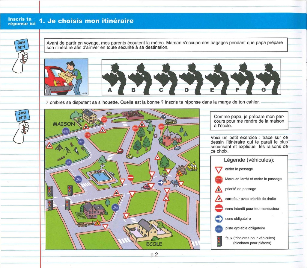 À pied sur le chemin de l’école - Cahier n°4