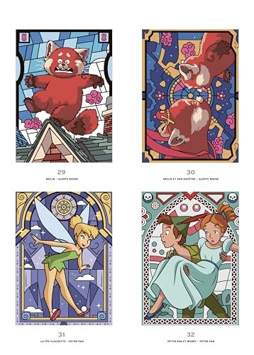 Coloriages mystères Disney - vitraux tome 2