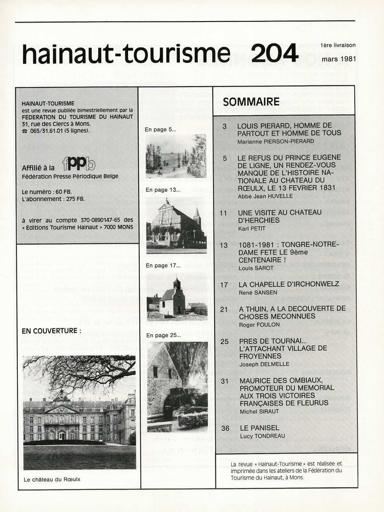 Hainaut Tourisme n° 204