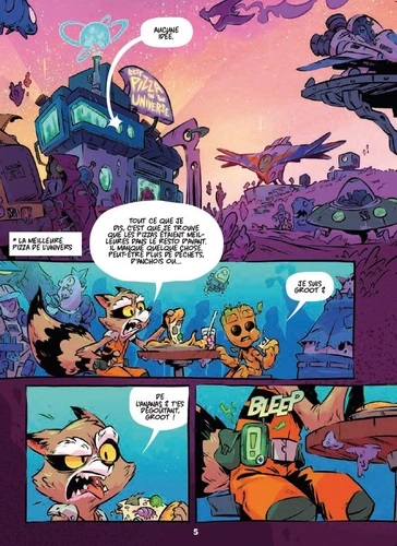 Rocket et Groot à la recherche de Star-Lord