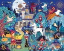 Puzzle brillant - Au Royaume des Sorciers - 100 pièces