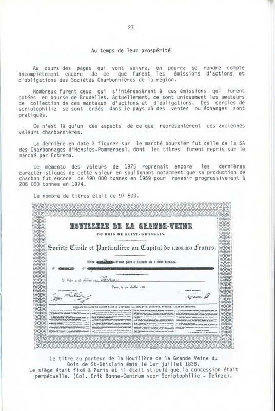 Le borinage minier - Son apogée, son déclin, sa survivance