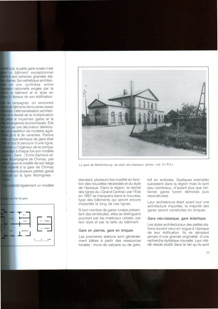 Itinéraires des gares rurales