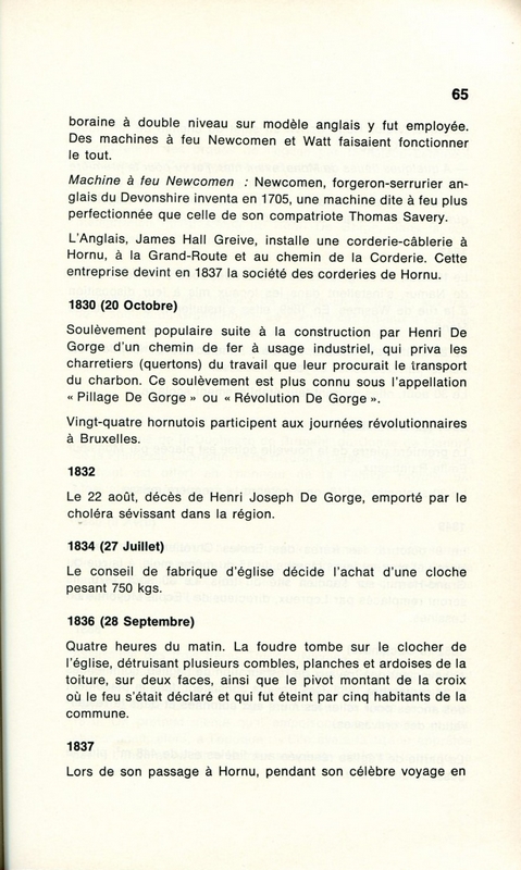 Histoire de Hornu