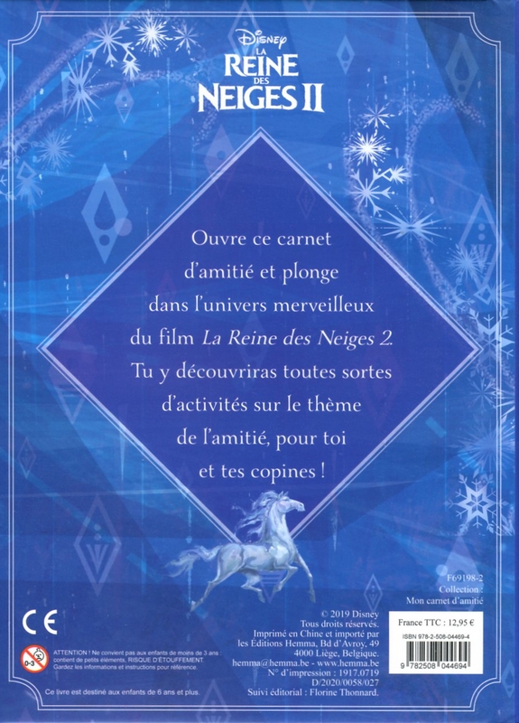La Reine des neiges 2 - Mon carnet