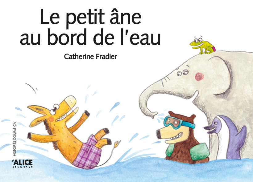 Le petit âne au bord de l’eau