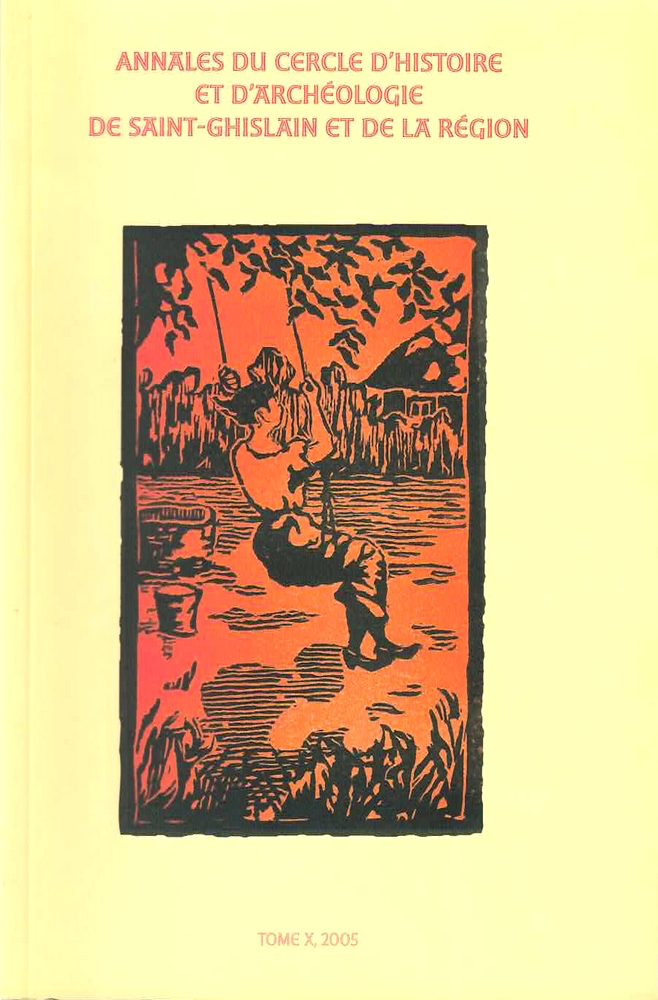 Annales du Cercle d'Histoire et d'Archéologie de Saint-Ghislain et de la région - Tome X