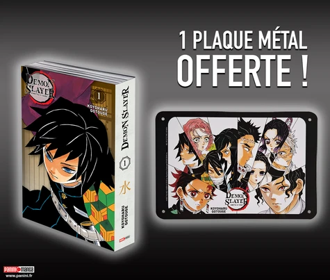 Demon Slayer - Edition Pilier Tome 1 (+ plaque métal offerte
