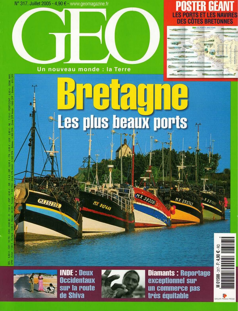 GEO - Bretagne - Les plus beaux ports - N°317