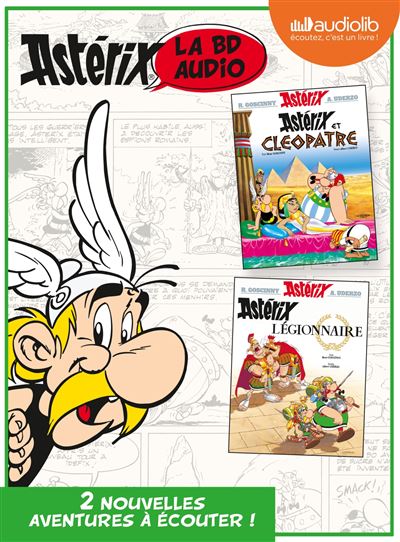 Astérix - La BD avec 2 CD audio : Astérix et Cléopatre ; Astérix Légionnaire - Tome 3