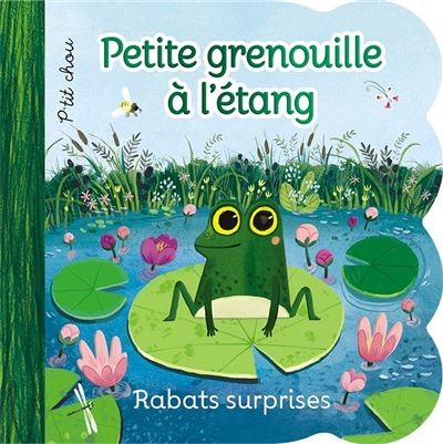Rabats surprises petite grenouille dans l'étang