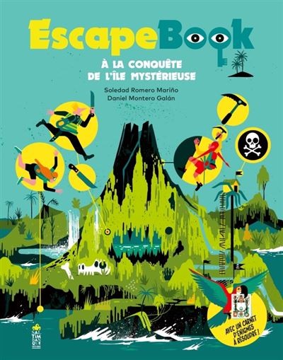 Escape book: a la conquête de l'ile mystérieuse