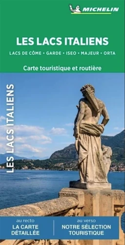 Carte les lacs italiens - Lac de Come, garde, Iseo, majeur, Orta