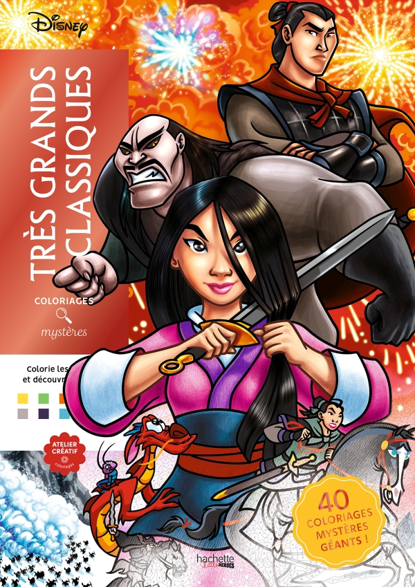 Coloriages mystères Disney - très grands classiques