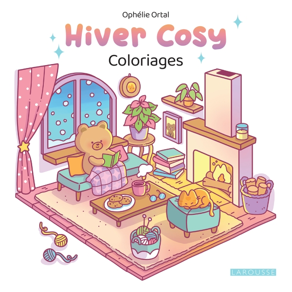 Hiver cosy - coloriages