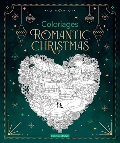 Romantic christmas coloriages