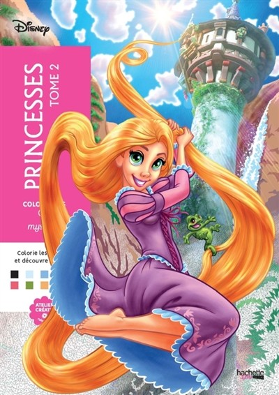 Coloriages mystères Disney - princesses tome 2