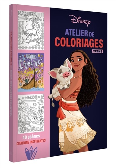 Disney teens - atelier de coloriages - citations inspirantes