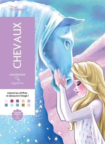 Coloriages mystères Disney - chevaux
