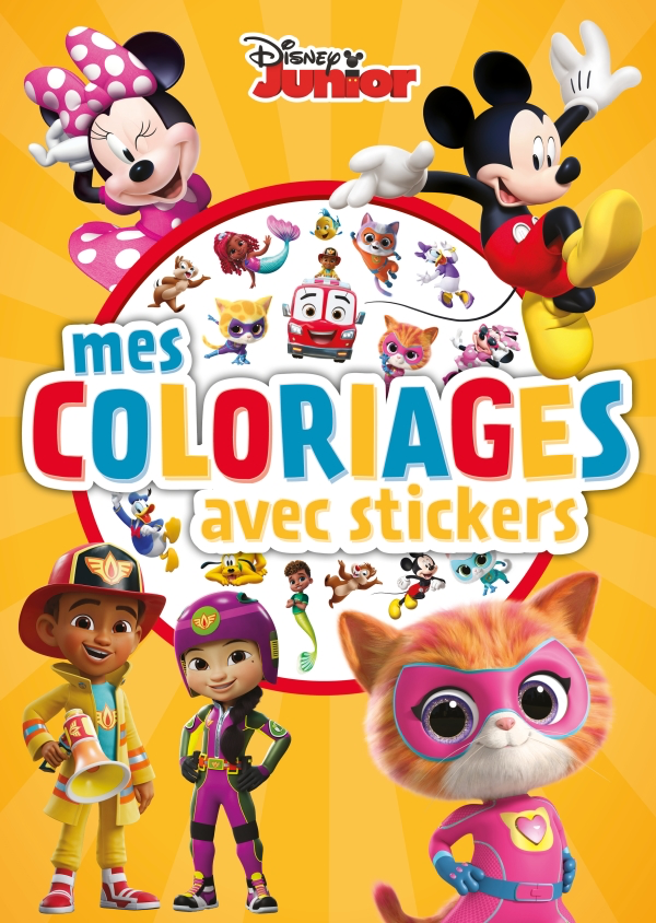 Disney junior - mes coloriages avec stickers