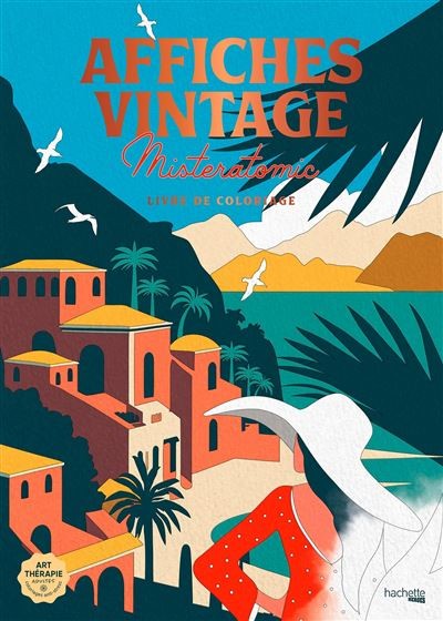 Affiches vintage - livre de coloriage de misteratomic