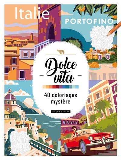 Dolce vita - 40 coloriages mystère !