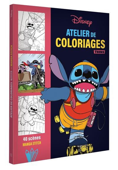 Disney teens - atelier de coloriages - manga Stitch