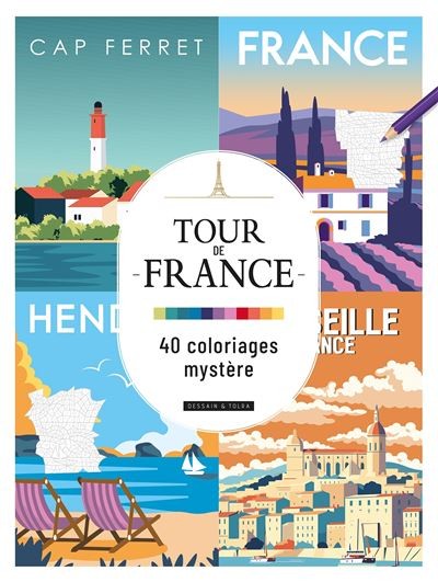 Tour de France - 40 coloriages mystère