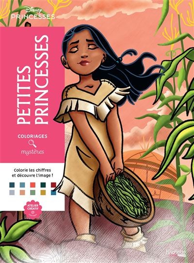 Coloriages mystères Disney - petites princesses