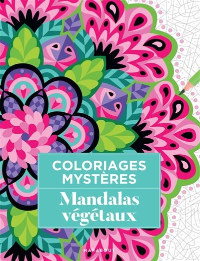 Coloriages mystères - mandalas végétaux