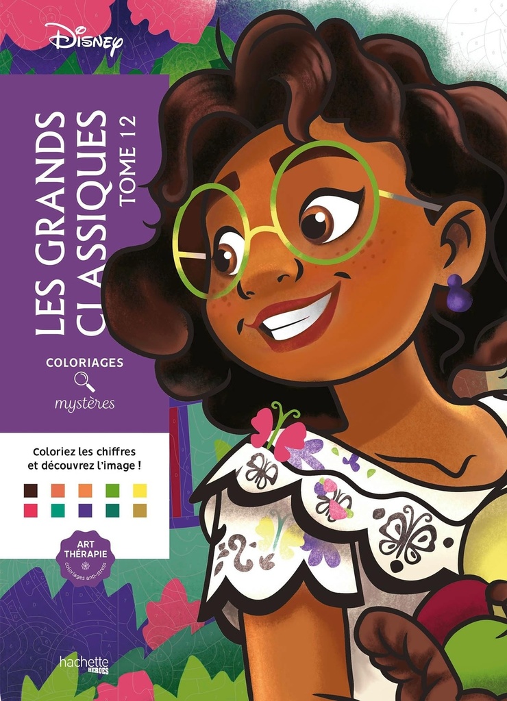 Coloriages mystères Disney - les grands classiques tome 12