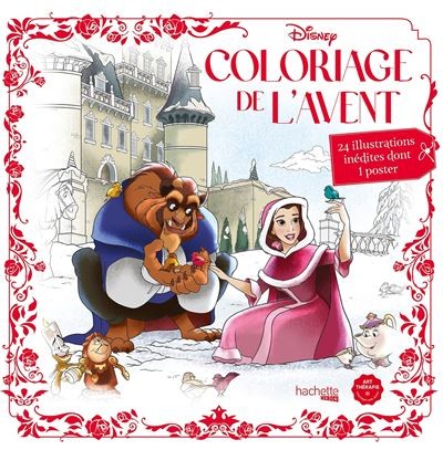 Coloriage de l'avent Disney
