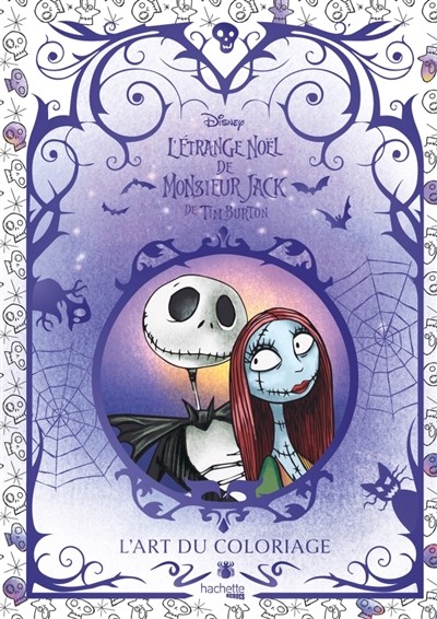 L'étrange Noël de monsieur jack - livre de coloriage