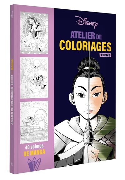Disney teens - atelier de coloriages - manga