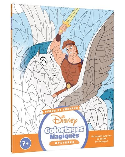 Disney - coloriages magiques - mystères (7+) - héros et chevaux