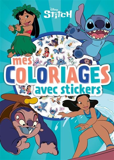 Stitch - mes coloriages avec stickers - Disney
