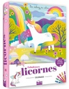 Coloriages fabuleuses licornes - pochette 6 feutres paillettes