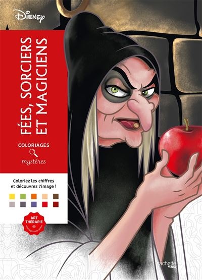 Coloriages mystères Disney - fées, sorciers et magiciens