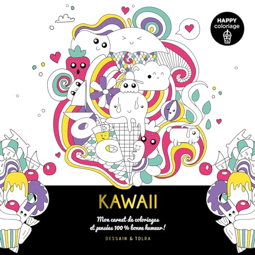 Happy coloriage kawaii